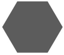 Плитка VitrA Miniworx Ral 0005500 Dark Grey Hexagon Matt 21x24 см, поверхность матовая