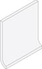 Плитка VitrA Miniworx Ral 9016 White Covebase Sit-In Matt 10x10 см, поверхность матовая