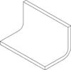 Плитка VitrA Miniworx Ral 9016 White Internal Beading Glossy 5x10 см, поверхность глянец