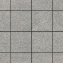 Плитка VitrA Newcon Mosaic Silver Grey R10B Nn 30x30 см, поверхность матовая, рельефная