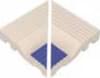 Плитка VitrA Pool Ral 2307015 Blue Edge With Finger Grip Internal Corner Glossy 12.5x12.5 см, поверхность глянец, рельефная