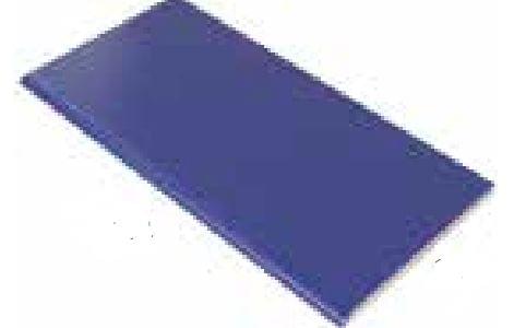VitrA Pool Ral 2307015 Blue Left Round Top Corner Tile Glossy 12.5x25