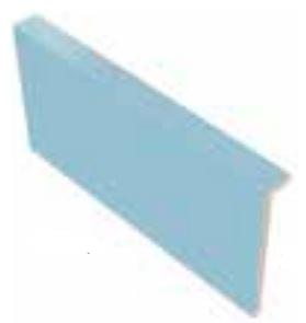 VitrA Pool Ral 2307015 Blue Shank Tile Slope Glossy 12.5x25