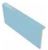 Плитка VitrA Pool Ral 2307015 Blue Shank Tile Slope Matt 12.5x25 см, поверхность матовая, рельефная
