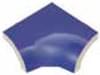 Плитка VitrA Pool Ral 2307015 Blue Up In Internal Corner Matt 4x5.5 см, поверхность матовая, рельефная