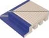 Плитка VitrA Pool Ral 5002 Cobalt Blue Channel Edge External Corner Matt 12.5x12.5 см, поверхность матовая, рельефная