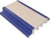 Плитка VitrA Pool Ral 5002 Cobalt Blue Color Glossy Both Sided Channel Edge 12.5x25 см, поверхность глянец, рельефная