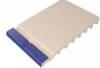 Плитка VitrA Pool Ral 5002 Cobalt Blue Edge With Finger Grip And Outlet Matt 25x37.5 см, поверхность матовая, рельефная