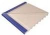 Плитка VitrA Pool Ral 5002 Cobalt Blue Edge With Finger Grip External Corner Slope Matt 37.5x37.5 см, поверхность матовая, рельефная