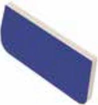 VitrA Pool Ral 5002 Cobalt Blue Narrow End Piece Right/Left Glossy 14x9