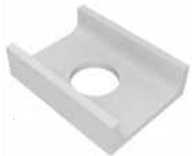 VitrA Pool Ral 9016 White Channel Tile With Outlet Glossy 18x12.5
