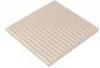Плитка VitrA Pool Ral 9016 White Ribbed Tile Corner R10B 8Mm 12.5x12.5 см, поверхность матовая