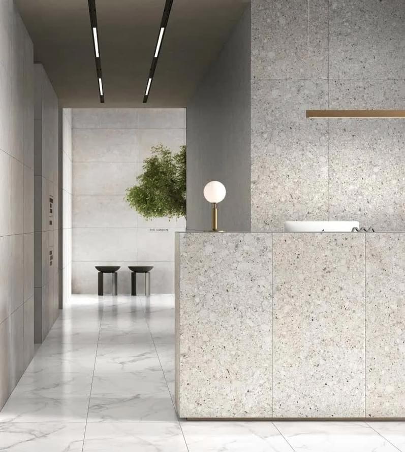 керамогранит фабрики Vitra коллекция BiancoRomano