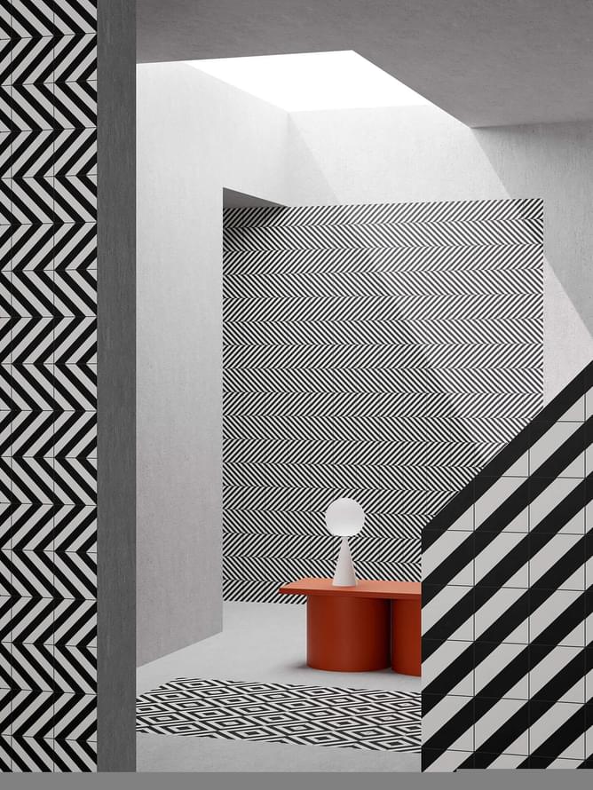 керамогранит фабрики Vitra коллекция Retromix