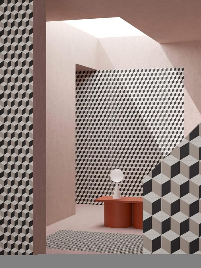 керамогранит фабрики Vitra коллекция Retromix