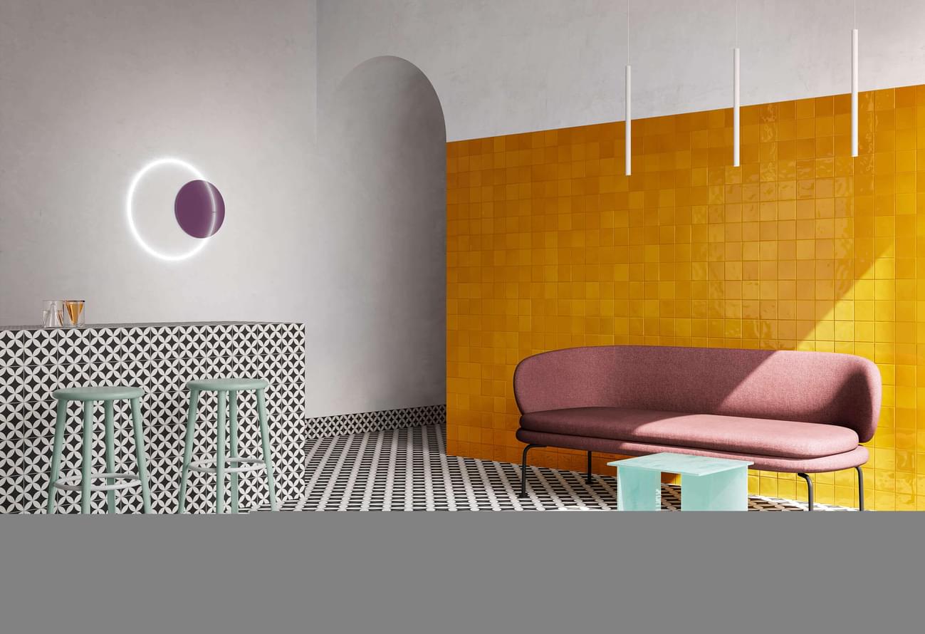 керамогранит фабрики Vitra коллекция Retromix