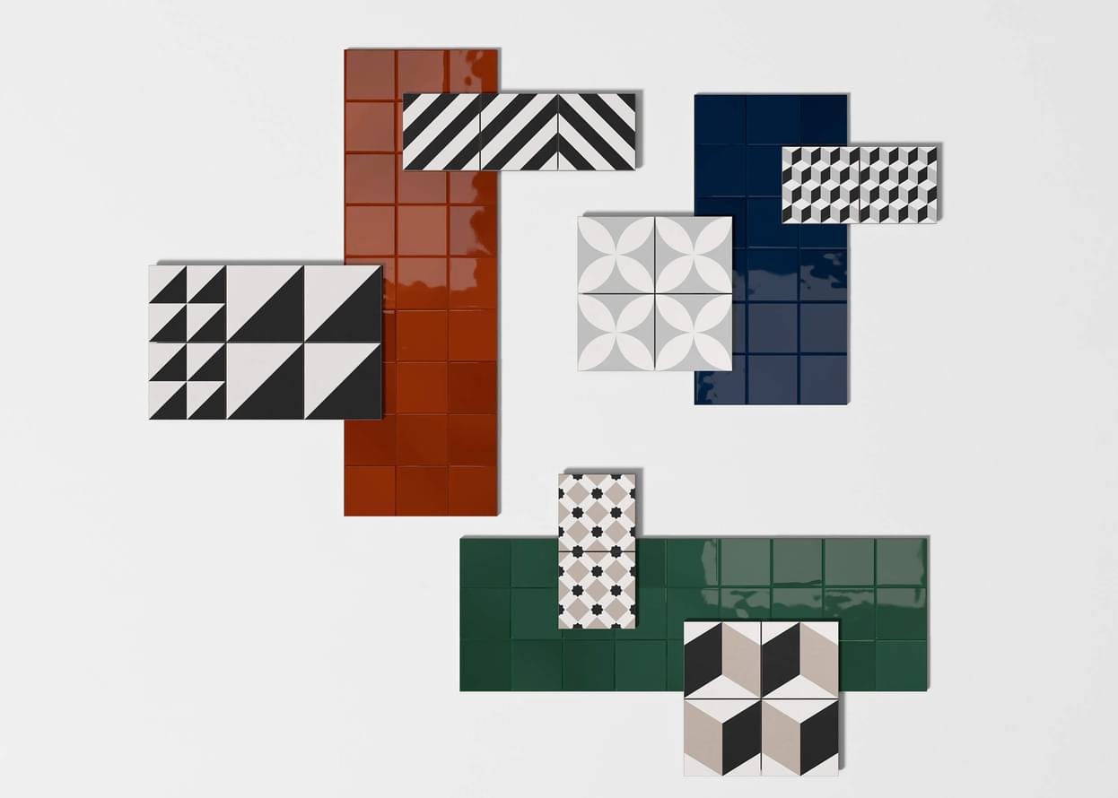 керамогранит фабрики Vitra коллекция Retromix