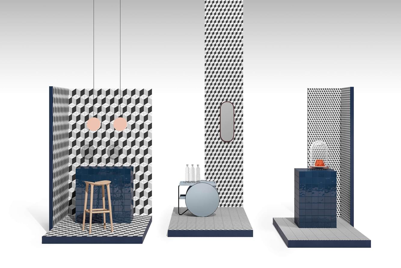 керамогранит фабрики Vitra коллекция Retromix