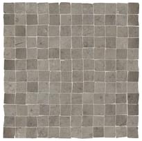 Плитка Viva Acustico 12 Mosaico 2.3x2.3 Grey 30x30 см, поверхность матовая, рельефная