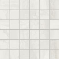 Плитка Viva Metallica Mosaico 5x5 Steel White 30x30 см, поверхность матовая, рельефная