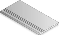 Плитка Vives Alpha R Cemento Peldano 29.3x59.3 см, поверхность матовая