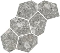 Плитка Vives Ceppo Di Gre Mosaico Aymaras Cemento 24.2x39.5 см, поверхность матовая