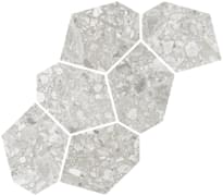 Плитка Vives Ceppo Di Gre Mosaico Aymaras Gris 24.2x39.5 см, поверхность матовая