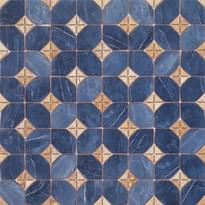 Плитка Vives Iliada PR Azul 43.5x43.5 см, поверхность полированная