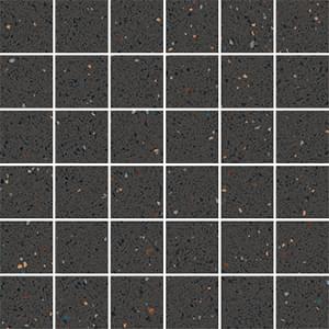 Плитка Vives Micra Mosaico Grafito 30x30 см, поверхность матовая