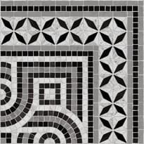 Плитка Vives Via Appia Cantonera Paxos Negro 43.5x43.5 см, поверхность полированная