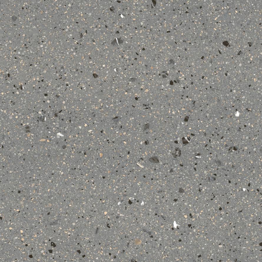 Плитка WIFI Ceramics Porcelain Terrazzo Dark Grey 60x60 см, поверхность матовая