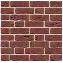 Плитка Westerwalder Klinker Hand Made Brick Niederrhein-Rot Geflammt Wdf 6.5x21 см, поверхность матовая, рельефная