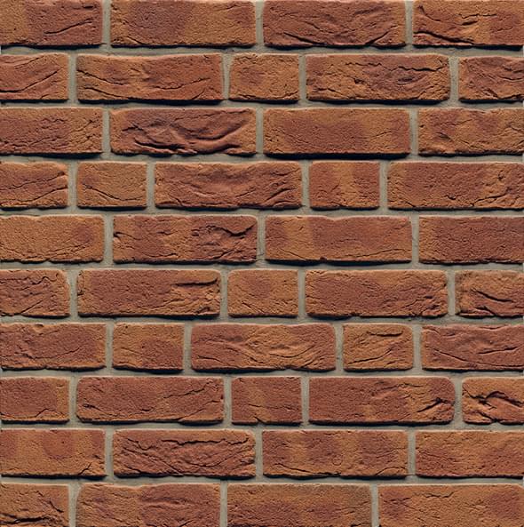 Westerwalder Klinker Hand Made Brick Rotbraun-Bunt Geflammt Wdf 6.5x21