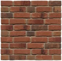 Плитка Westerwalder Klinker Hand Made Brick Selbourne Multi Red Stock Bs 6.5x21.5 см, поверхность матовая, рельефная