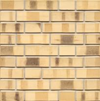 Плитка Westerwalder Klinker Klinker Brick Creme Nuanciert Kohle Spezial Nf 7.1x24 см, поверхность матовая, рельефная