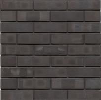 Плитка Westerwalder Klinker Klinker Brick Eisenschmelz- Schwarzbraun Kohle Spezial Df 5.2x24 см, поверхность матовая, рельефная