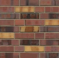Плитка Westerwalder Klinker Klinker Brick Gelbbraunrot Spezia Fubs Nf 7.1x24 см, поверхность матовая, рельефная