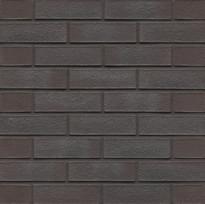 Плитка Westerwalder Klinker Klinker Brick Graphitschwarz Hf 4x24 см, поверхность матовая, рельефная