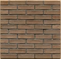 Плитка Westerwalder Klinker Klinker Brick Grau Nuanciert Nf 7.1x24 см, поверхность матовая, рельефная