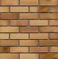 Плитка Westerwalder Klinker Klinker Brick Hellbraun-Bunt Edelglanz Df 5.2x24 см, поверхность матовая, рельефная