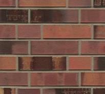 Плитка Westerwalder Klinker Klinker Brick Lachsrot Kohle Spezial Df 5.2x24 см, поверхность матовая, рельефная