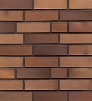 Плитка Westerwalder Klinker Klinker Brick Lachsrot Nf 7.1x24 см, поверхность матовая, рельефная