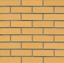 Плитка Westerwalder Klinker Klinker Brick Niederlausitzer Gelb Hf 4x24 см, поверхность матовая, рельефная