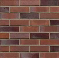 Плитка Westerwalder Klinker Klinker Brick Rotblau-Bunt Df 5.2x24 см, поверхность матовая, рельефная