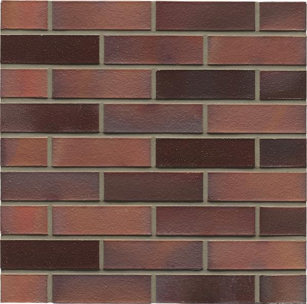 Westerwalder Klinker Klinker Brick Rotbraun-Bunt Edelglanz Hf 4x24