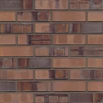 Плитка Westerwalder Klinker Klinker Brick Rotbraun Nuanciert Fubs. Bes Df 5.2x24 см, поверхность матовая, рельефная