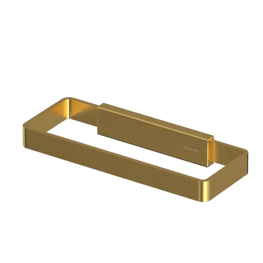 Плитка Whitecross Cubo Полотенцедержатель CUBO 200 мм золото брашированное  поверхность брашированная