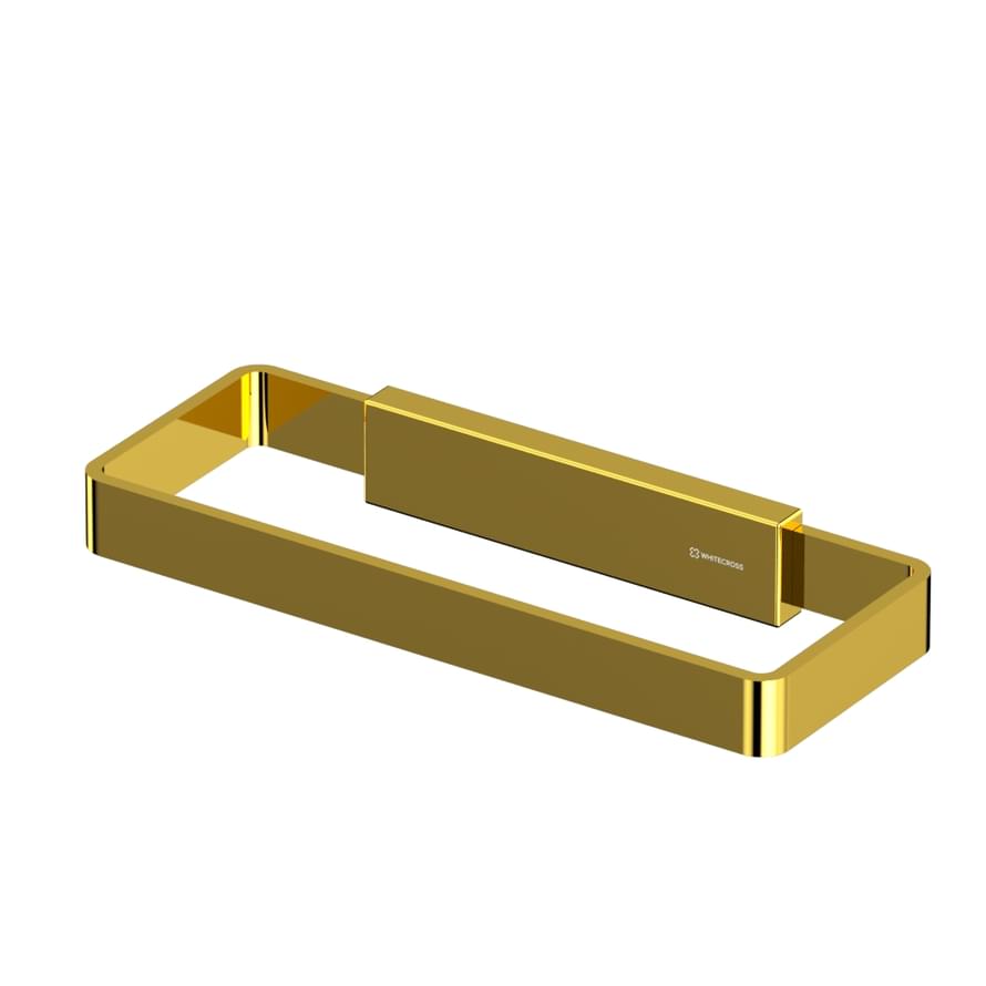Плитка Whitecross Cubo Полотенцедержатель CUBO 200 мм золото  поверхность глянец