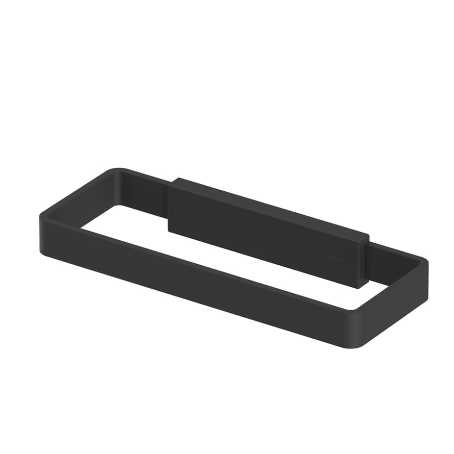 Плитка Whitecross Cubo Полотенцедержатель CUBO 200 мм черный матовый  поверхность матовая