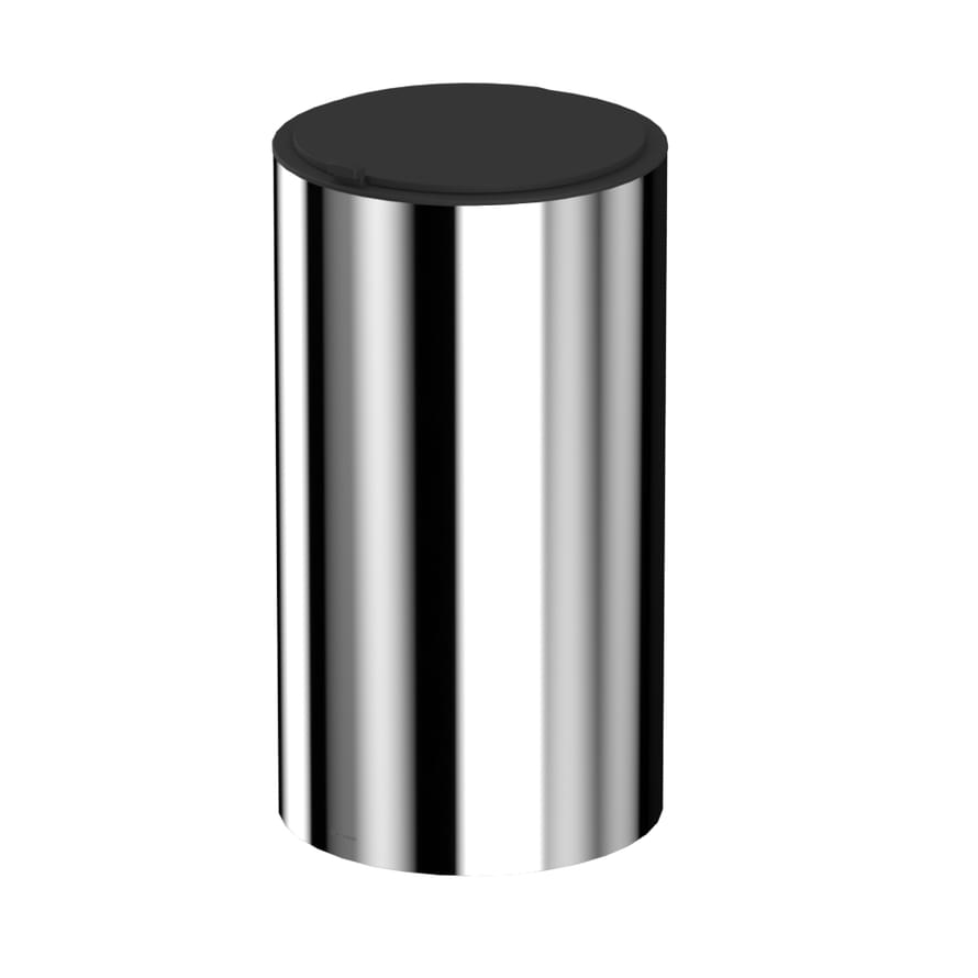 Плитка Whitecross Ergo Ведро ERGO для мусора с крышкой хром  поверхность глянец